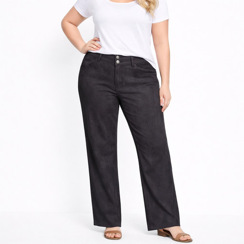 Sheego hose weite - form, jaquard