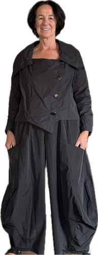 Designer ballon hose schwarz - hose,